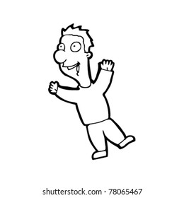 happy man cartoon