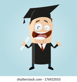 happy man with degree