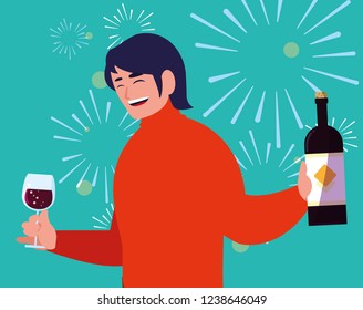 Happy man design