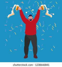 Happy man design