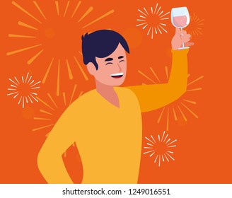 Happy man design