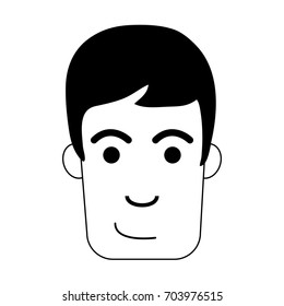 happy man face icon image