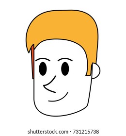 happy man face icon image
