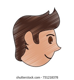 happy man face icon image