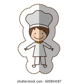 happy man firefighter icon, vector illustration design