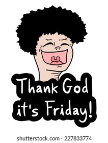 Happy man friday