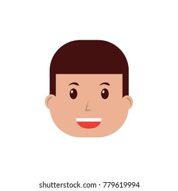 happy man head icon image 
