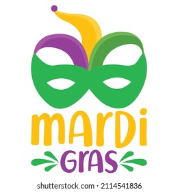 Happy mardi gras  T shirt, Happy Mardi Gras shirt print template, Typography design for shirt mug iron phone case