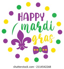 Happy mardi gras  T shirt, Happy Mardi Gras shirt print template, Typography design for shirt mug iron phone case