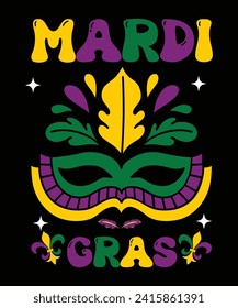 Happy Mardi Gras Shirt Printvorlage, Carnival Festival nola Fett Dienstag neue Orleans Shirt Design