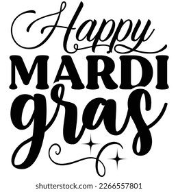 happy mardi gras t shirt design