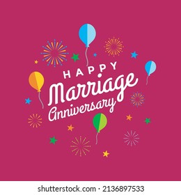 Happy Marriage Design Template Download