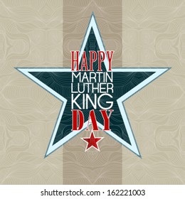 Happy Martin Luther King Day american