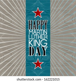 Happy Martin Luther King Day american