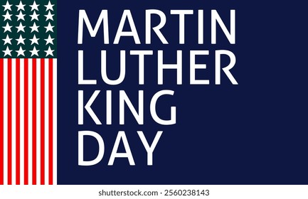 Happy Martin Luther King Day Background Vector