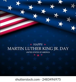 Happy Martin Luther King Jr. Day Background vector Illustration