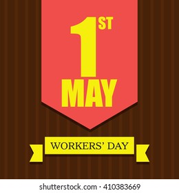 Happy May Day, Workers Day and Labor day designs background