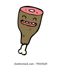 happy meat cartoon