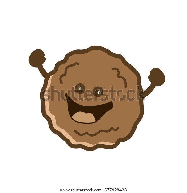 Happy Meatball Cartoon Vector Stock Vector (Royalty Free) 577928428