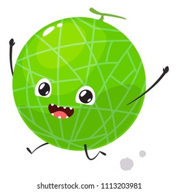 happy melon is running