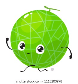 happy melon is running sprint