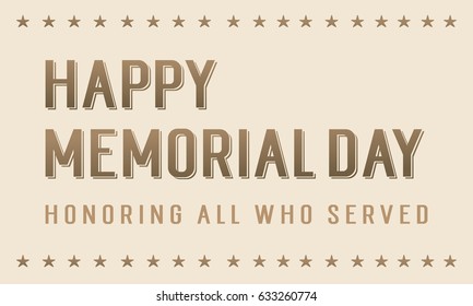 Happy memorial day background style
