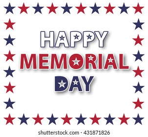 Happy Memorial day card