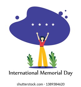 Happy Memorial Day Celebration Vector Template Design Illustration
