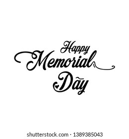 Happy Memorial Day Celebration Vector Template Design Illustration