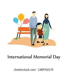 Happy Memorial Day Celebration Vector Template Design Illustration