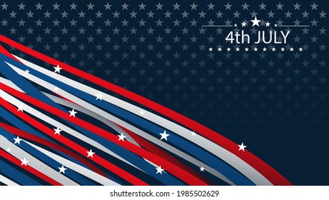 Happy Memorial Day with firework vector background