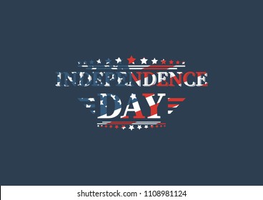 Happy Memorial Day. Home of the brave. Hand lettering greeting card with textured handcrafted letters and background in retro style. Hand-drawn vintage typography illustration