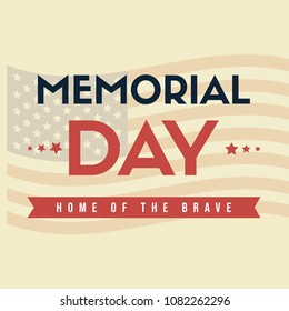 Happy memorial day national american