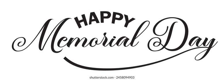 happy memorial day national holiday sticker t-shirt vector illustration template design, happy memorial day t-shirt design. isolated on white background. EPS 10