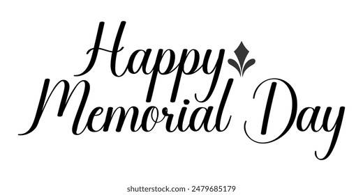 Happy Memorial Day National holiday t-shirt vector print ready file template design, happy memorial day isolated PNG white background design