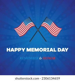 Happy Memorial Day post design