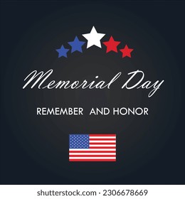 Happy memorial day post design