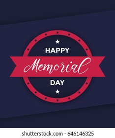 Happy Memorial Day poster