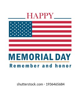 Happy Memorial Day Remember Honor