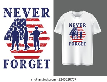 Happy Memorial day Typography T-shirt design