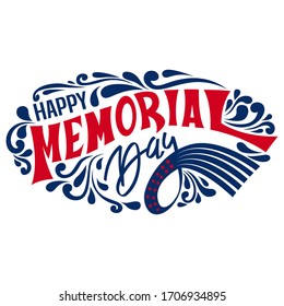 Tipografía feliz del día de los recuerdos con varios elementos que son muy hermosos