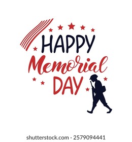 Happy Memorial Day Vector Design