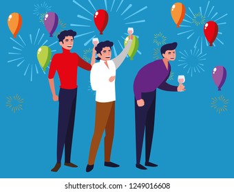 happy men design