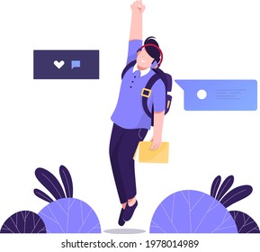 Happy Going Back To Work Stock Illustrations Images Vectors Shutterstock