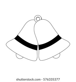 happy merry christmas bell card