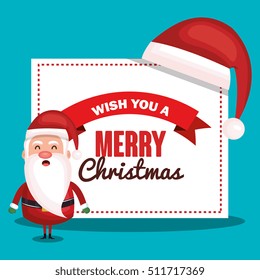 happy merry christmas card