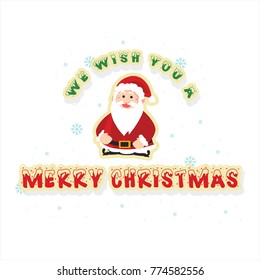 Happy Merry Christmas Cute Design