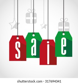 happy merry christmas design, vector illustration eps10 graphic 