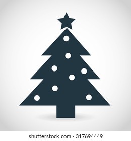 happy merry christmas design, vector illustration eps10 graphic 
