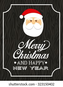 happy merry christmas design, vector illustration eps10 graphic 